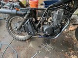 1976 XT500C  replica exhaust system. Out of stock.