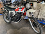 1976 XT500C  replica exhaust system. Out of stock.