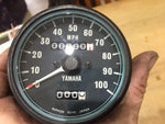 TT500 speedo in mph, call or email, not available from website.